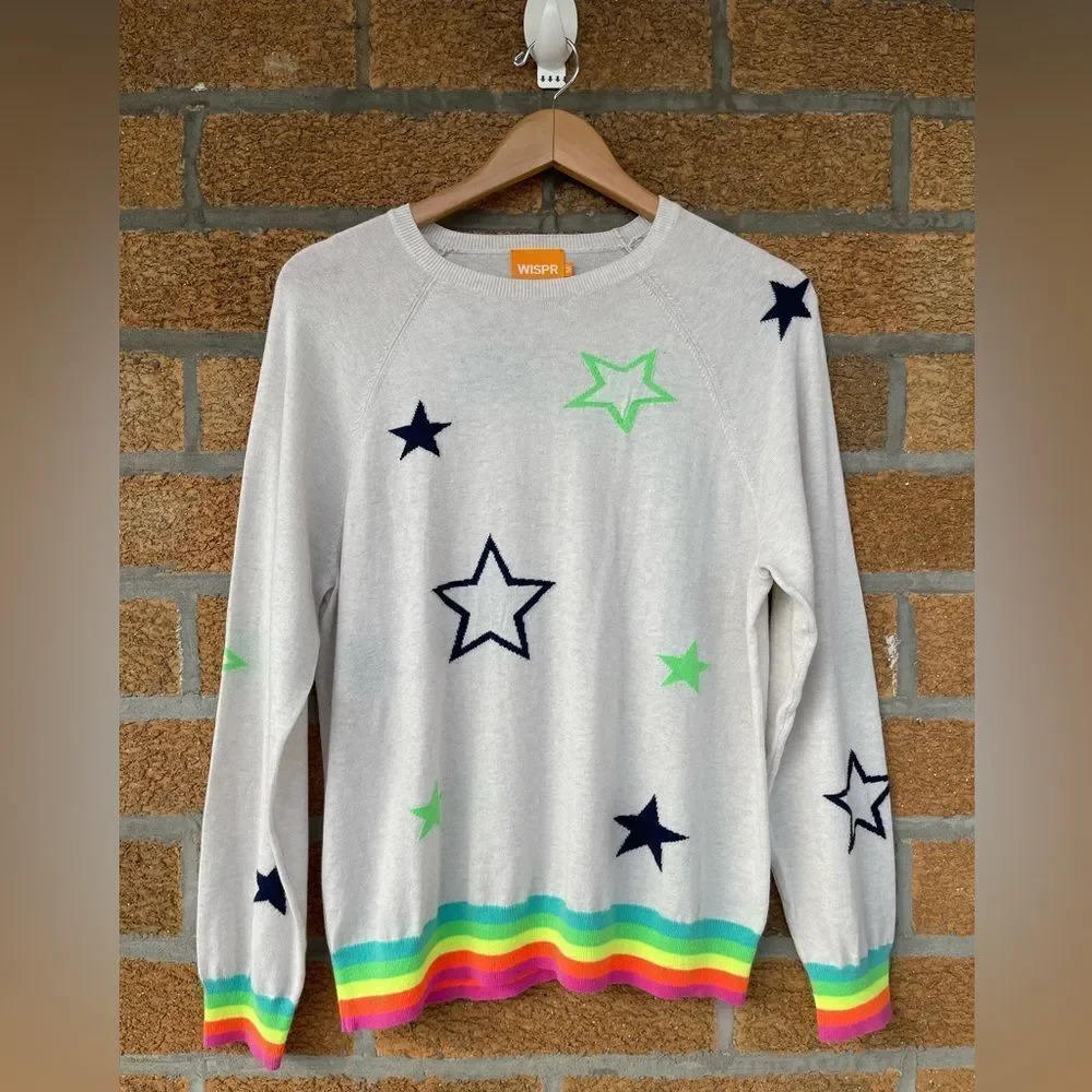 Wispr By Brodie Summer Star Sweater Medium